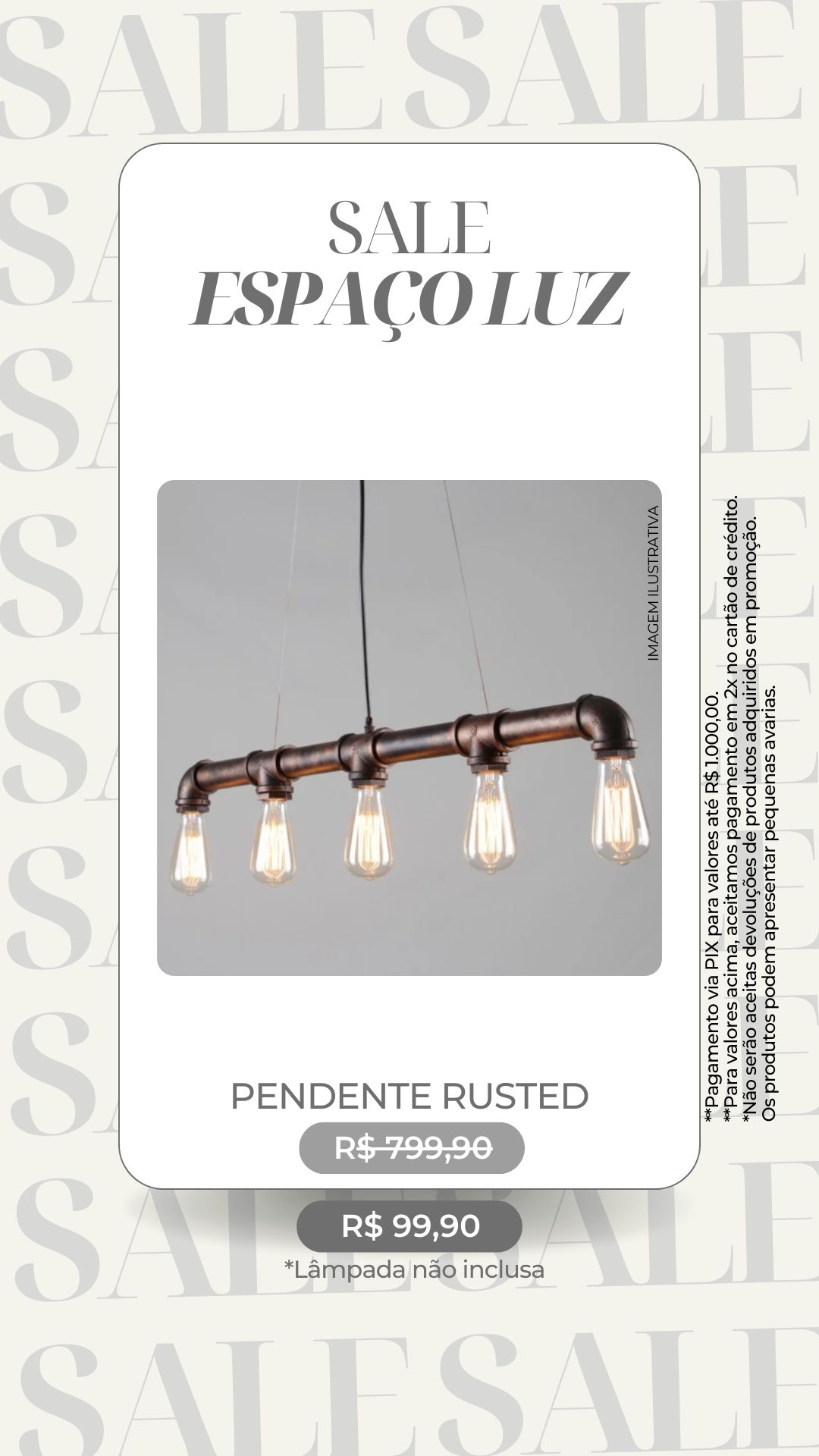 Pendente Rusted
