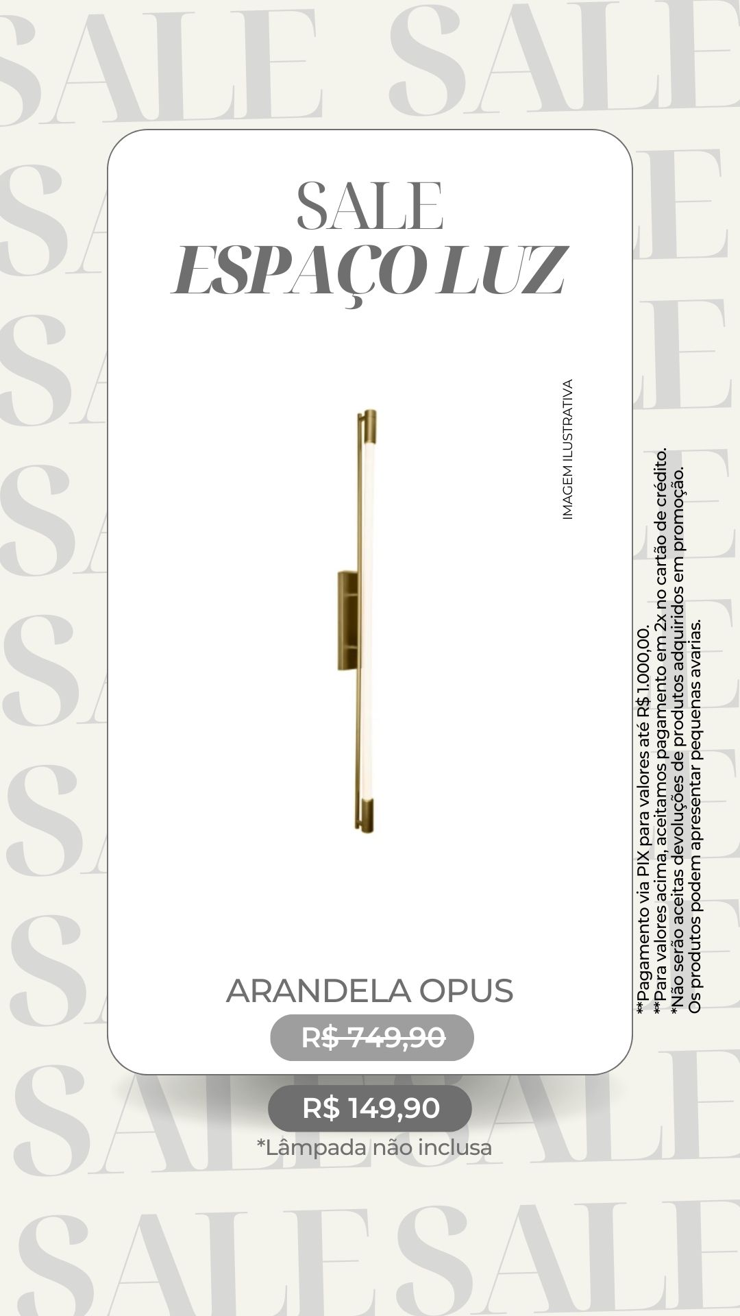 Arandela Opus
